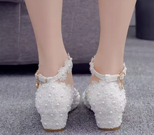 Escarpins Mariée Dentelle Bride Cheville – Talon 3 CM