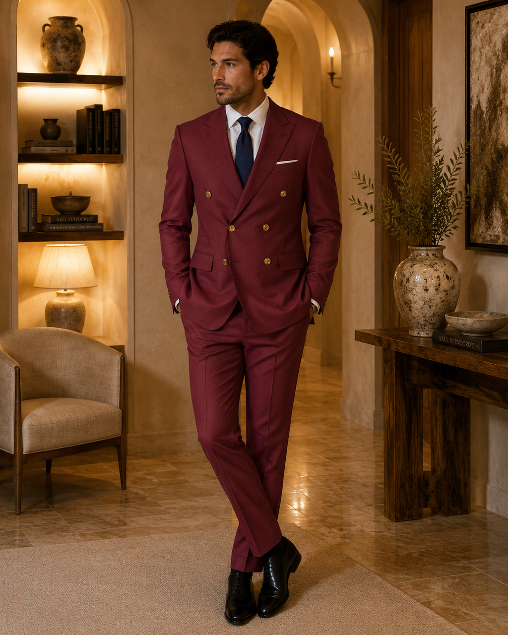 Costume Homme Deux Pièces Élégant