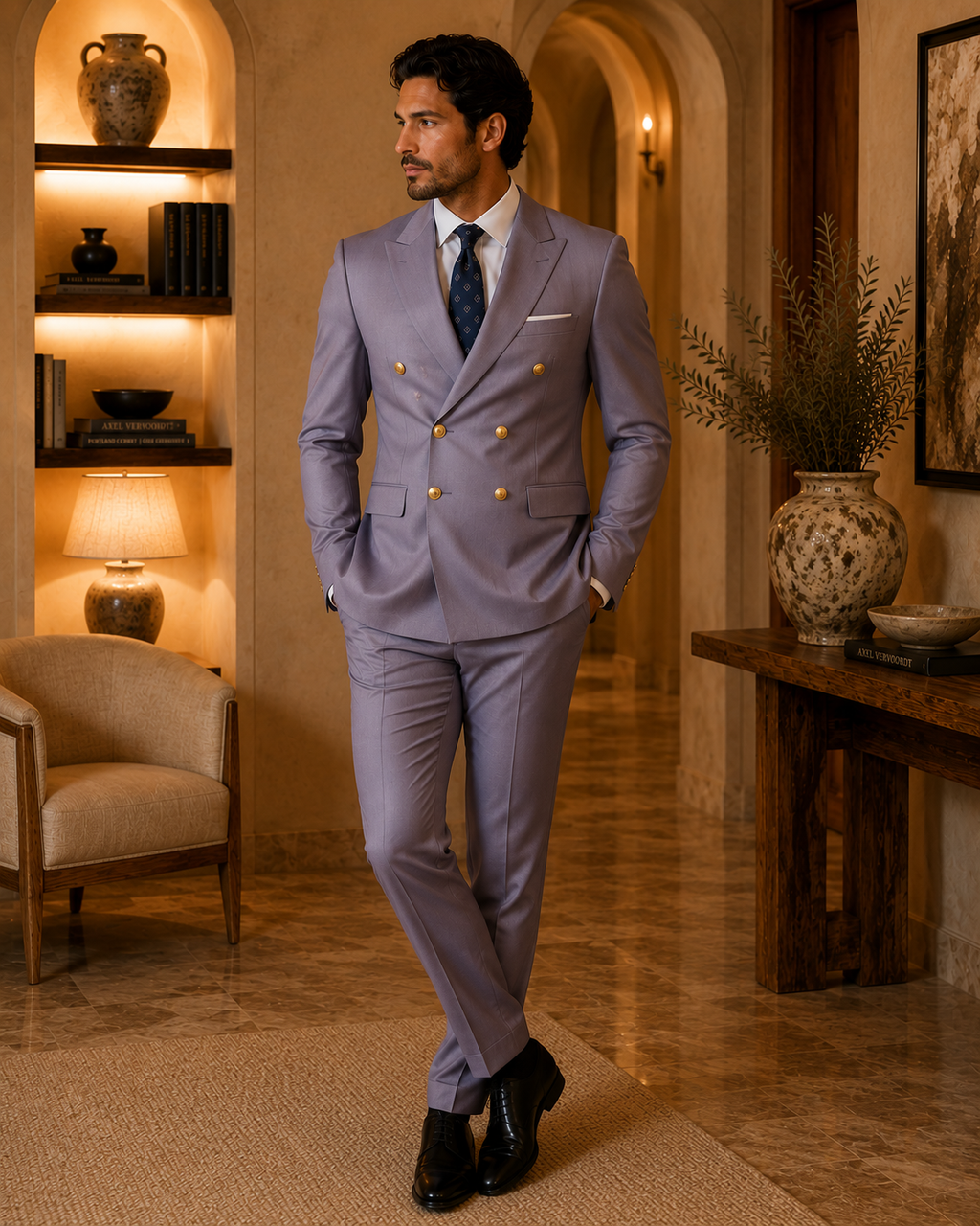 Costume Homme Deux Pièces Élégant
