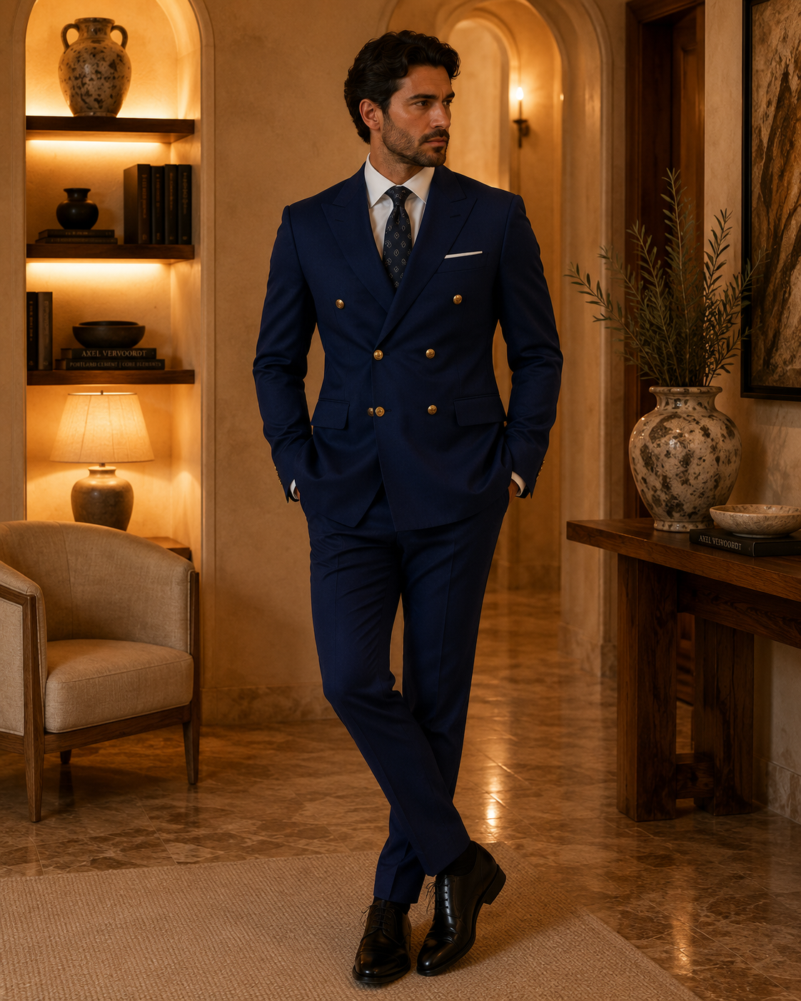 Costume Homme Deux Pièces Élégant