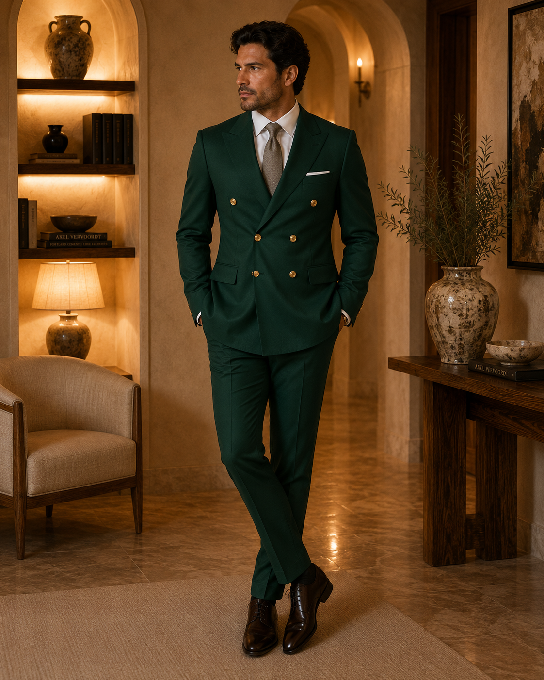 Costume Homme Deux Pièces Élégant