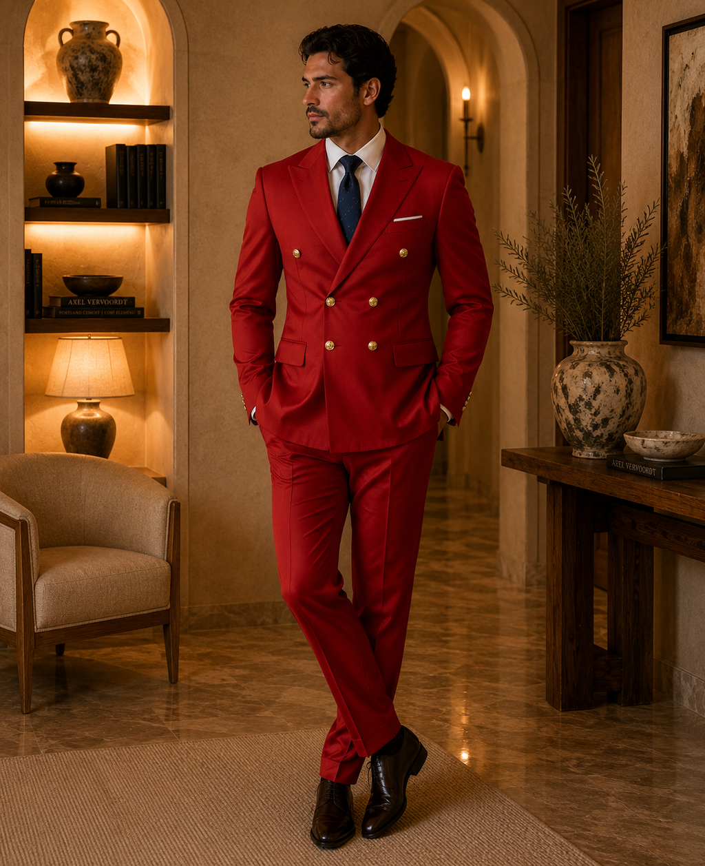 Costume Homme Deux Pièces Élégant