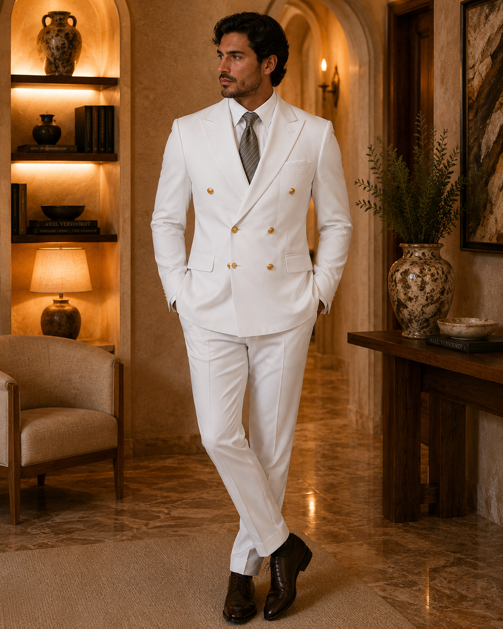 Costume Homme Deux Pièces Élégant