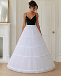 Jupon Mariage 5 Cerceaux Blanc Volume Maximal
