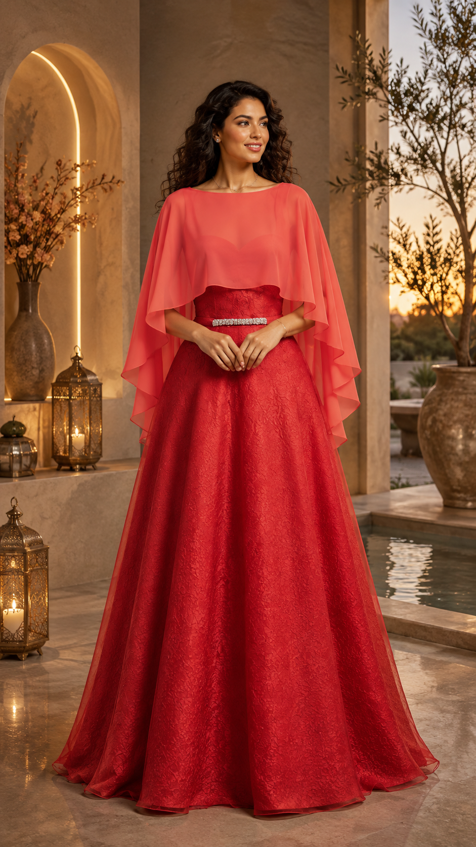 Cape bolero de mariée