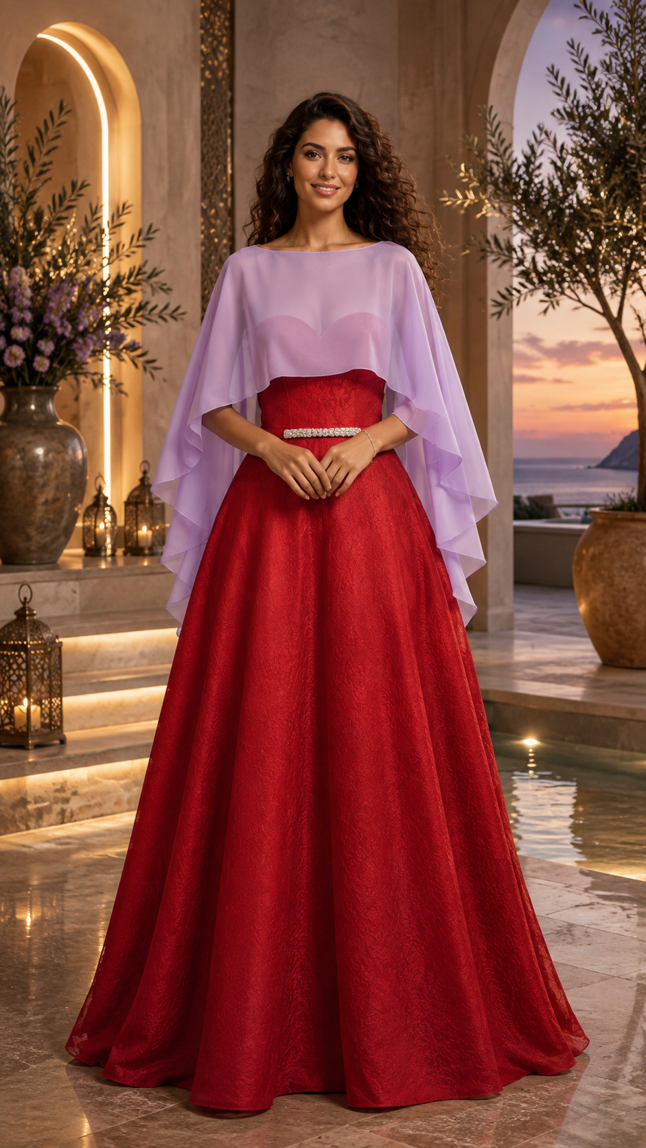 Cape bolero de mariée
