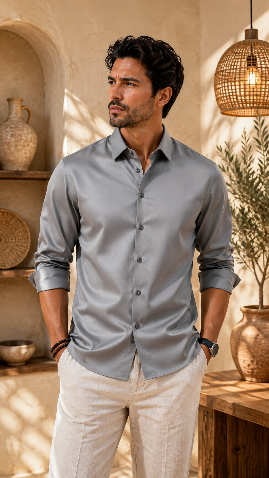 Chemise Homme Manches Longues