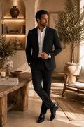 Costume Homme Deux Pièces À Rayures Fines - Coupe Slim