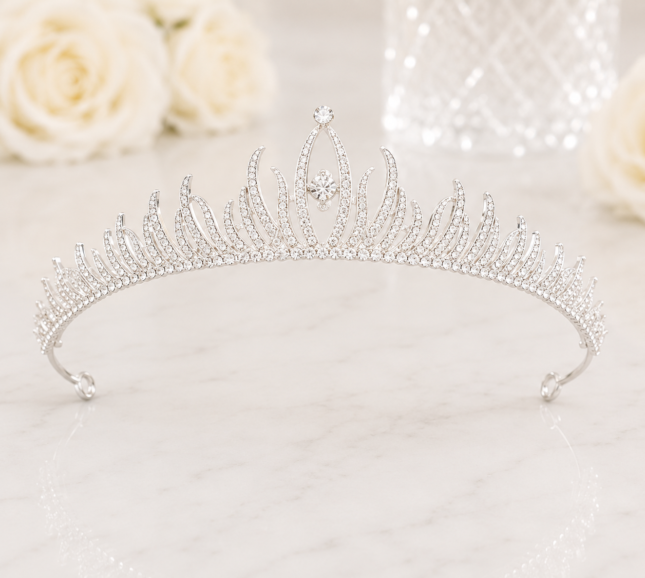 Tiare Couronne Flammes Strass